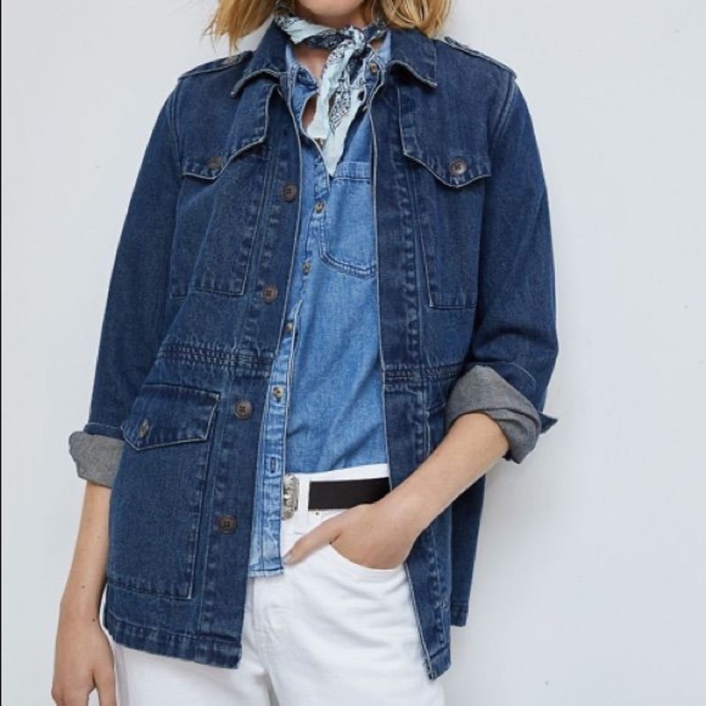 NWOT! Anthropologie Unpublished Morgan military utility jacket